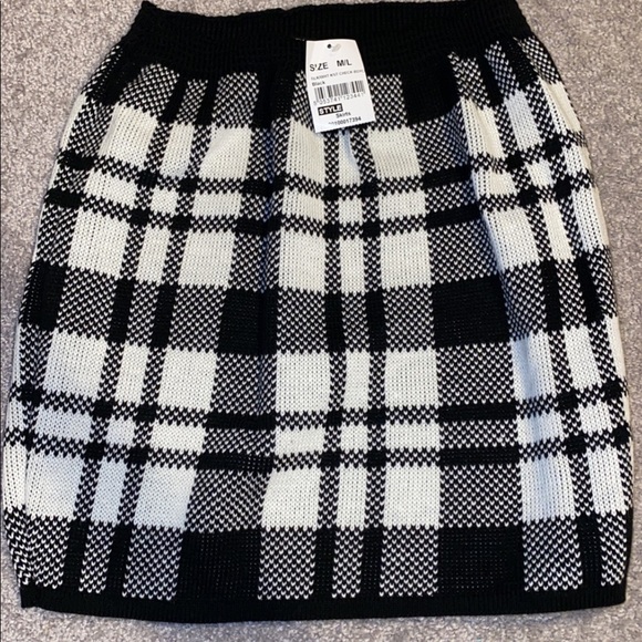 High waist sweater skirt - Picture 1 of 3